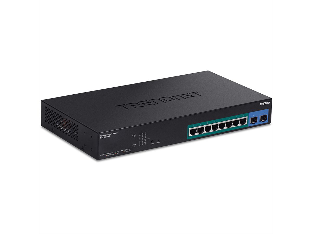 TRENDnet TPE-1021WS Switch PoE+ Web smart Gigabit à 10 ports