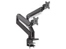 ROLINE Support double LCD à gaz, 5 axes de rotation, , max. 15 kg, jusqu'à 35 pouces