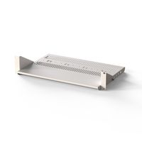 SCHROFF Etagère 19", réglable en profondeur, 2 UH, 430 x 400mm, RAL7035