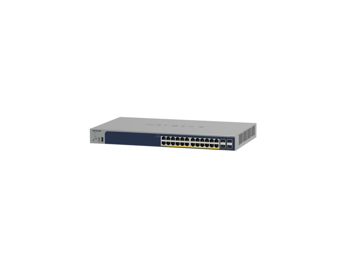 NETGEAR GS752TPP Géré L2/L3/L4 Gigabit Ethernet (10/100/1000) Connexion Ethernet, supportant l'alimentation via ce port (PoE) Gris