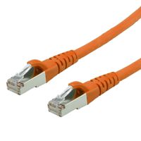 Cordon Cat.6A (Class EA) FTP AWG26, orange, 1 m