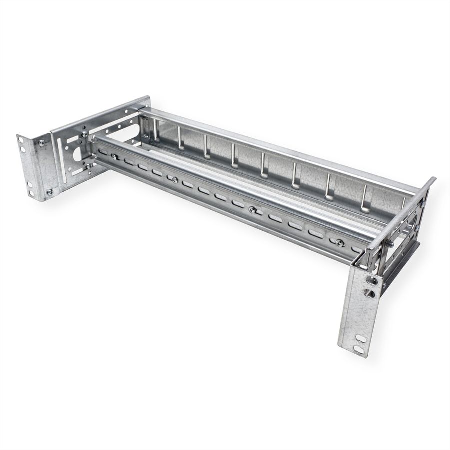 ROLINE 19" Support rail DIN 4U, 175x483x215 HxLxP