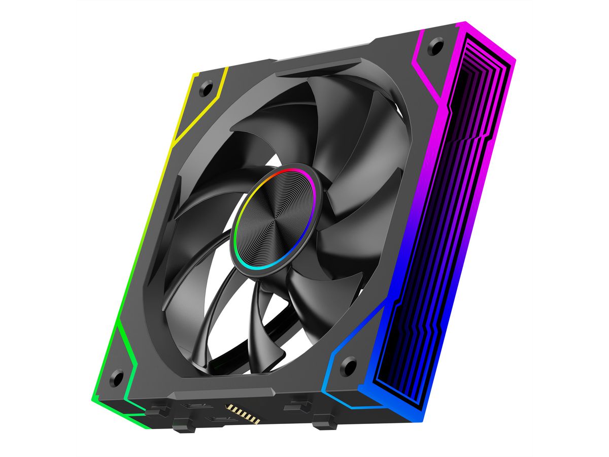 Xilence XPF120.ARGB 120mm PWM Ventilateur de boîtier, ARGB LED