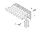 SCHROFF EuropacPRO Rail perforé pour connecteur, selon EN 60603-2 et DIN 41612, 60 HP