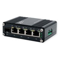 EXSYS EX-62020PoE-SFP Switch Ethernet industriel 4 ports PoE, 1 port 100/1000Fx SFP