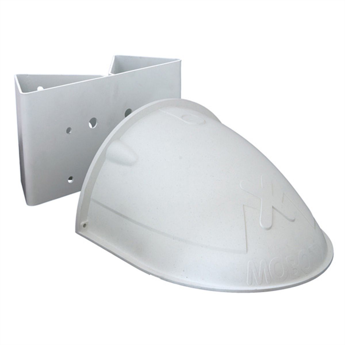 MOBOTIX Set comprenant un support mât / angle et support mural pour D1x (MX-D15-OPT-WHMH-Set)