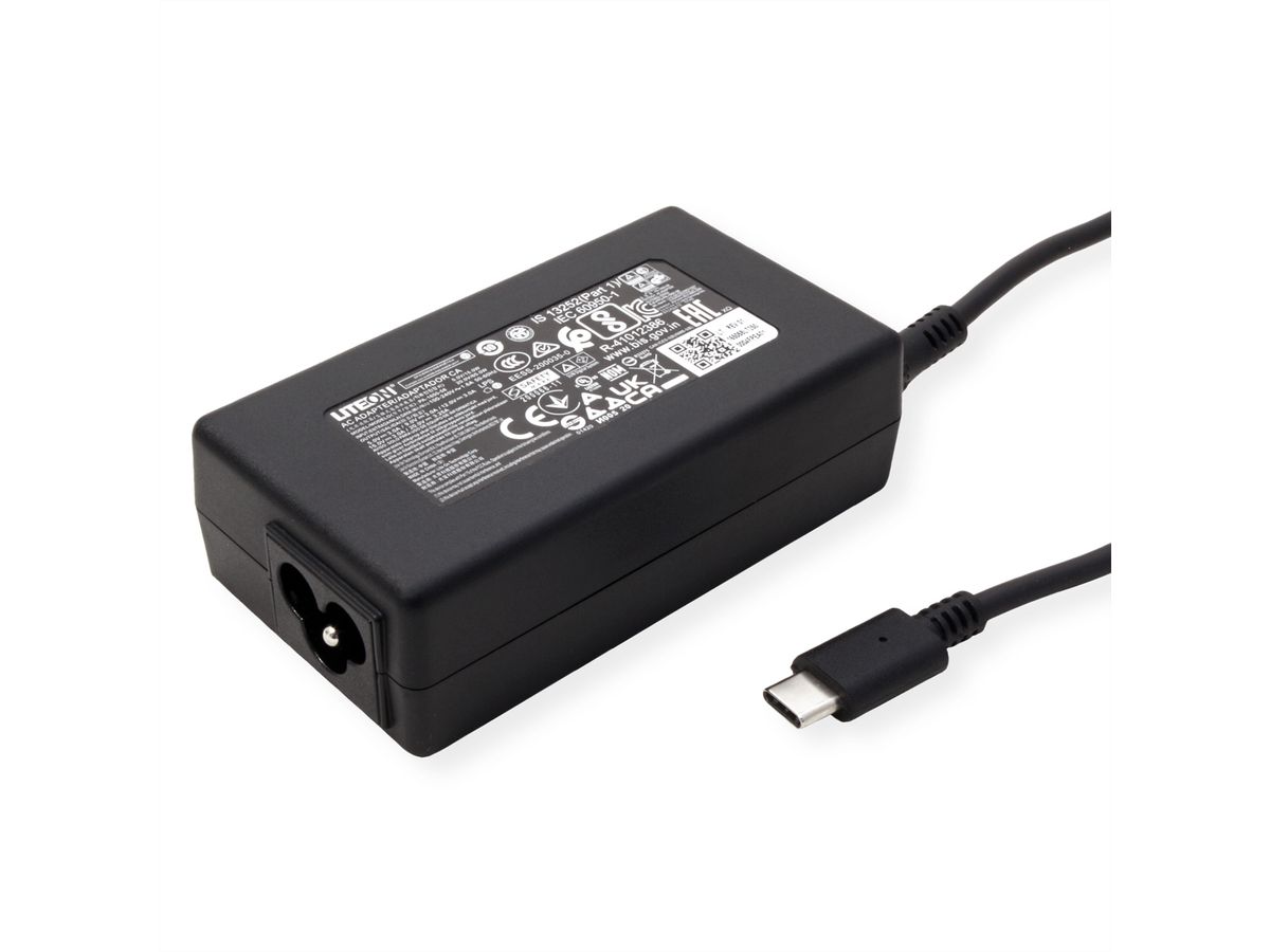 BACHMANN Adaptateur chargeur 65W AC USB Type C, Mesure p.Ph.3m H05VV-F 5G4 CEE3x32A Lan