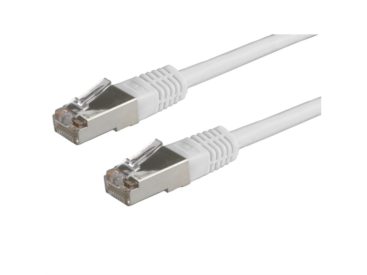 Cordon ROLINE Cat.5e (Classe D) S/FTP AWG26, gris, 7 m