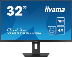 iiyama ProLite XUB3293UHSN-B5 écran plat de PC 80 cm (31.5") 3840 x 2160 pixels 4K Ultra HD LCD Noir