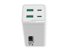 ROLINE Chargeur USB, 4 ports USB (2x USB-C, 2x USB-A QC3.0), max. 120W