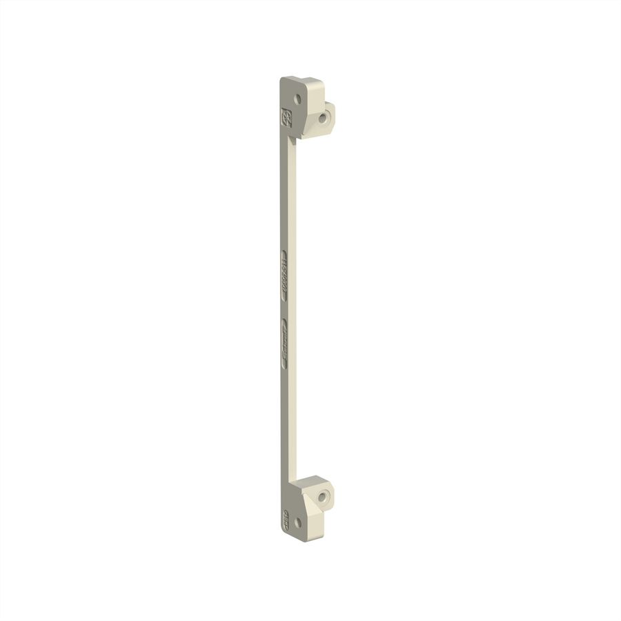 SCHROFF Support de carte de circuit imprimé pour fixation de face avant/circuit imprimé, plastique, gris