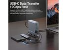 VALUE Station d'accueil USB type C 16 en 1, HDMI/DP 4K60, Gigabit Ethernet, USB-A, USB-C, PD, SD/microSD, Audio