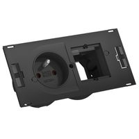 BACHMANN DUE 1xUTE 1xCM 0,2m GST18, noir, 0,2 m