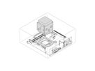 Support de montage SCHROFF Interscale pour conducteur thermique flexible (FHC) de 70 mm, CPU Intel