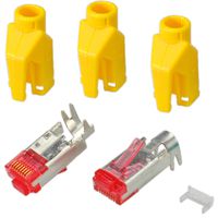 Connecteur HiRose TM21 blindé, manchon jaune, 50 pièces