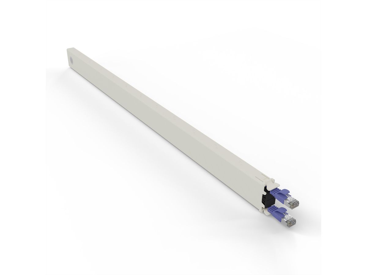 patchbox.one Cassette 30RU STP violet Cat.6a 1,8 m