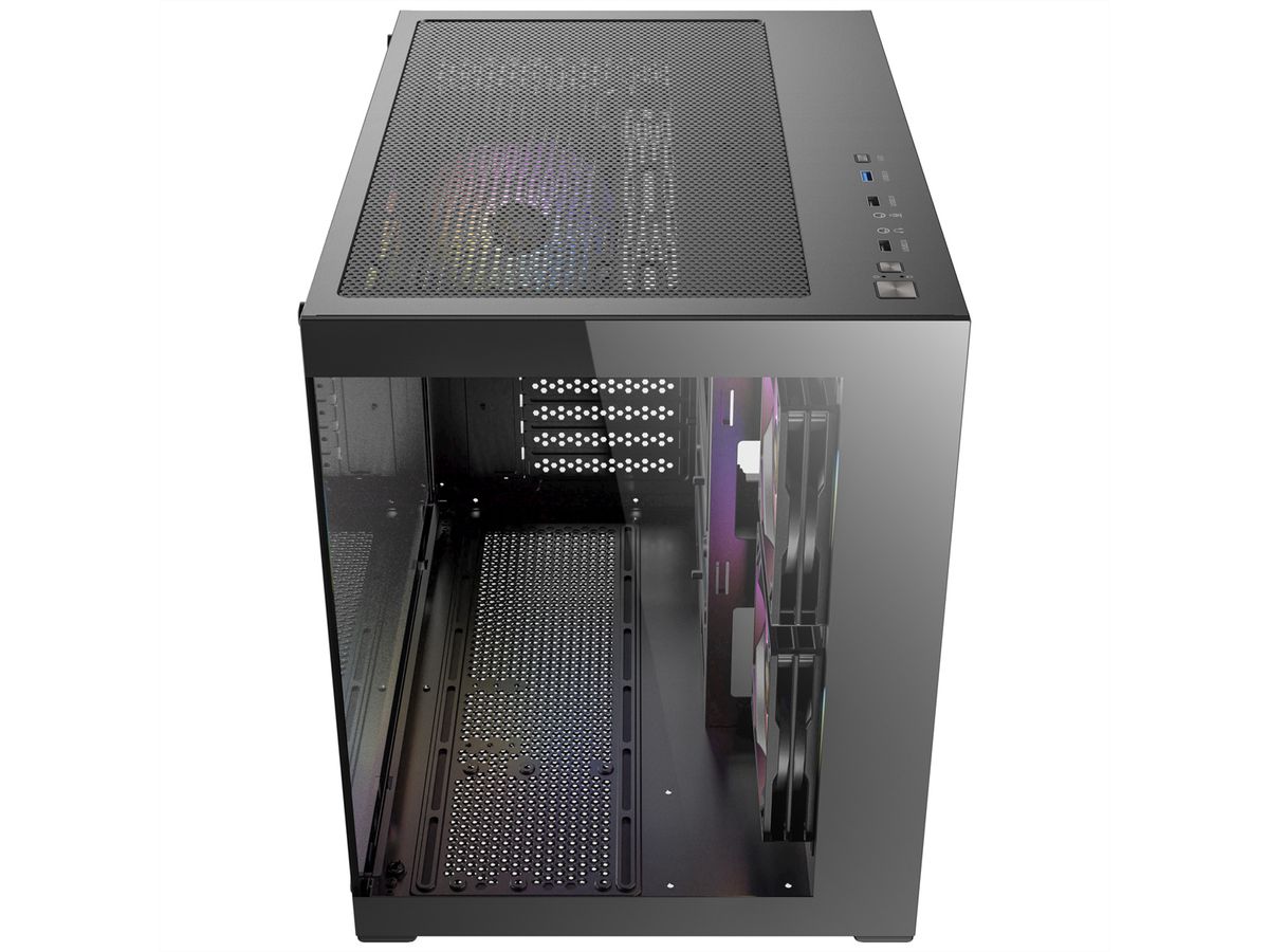 ANTEC CX600M ARGB B Boîtier PC Micro-ATX Gaming PC, noir