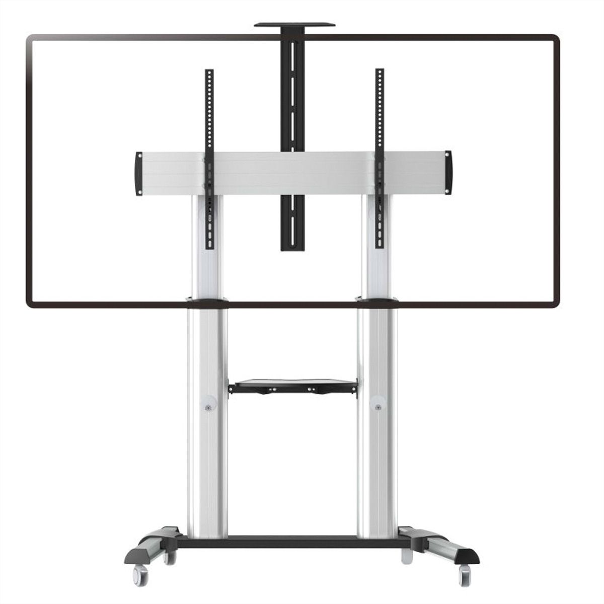 ROLINE Support LCD/TV sur roues, jusqu'à 100kg, argent