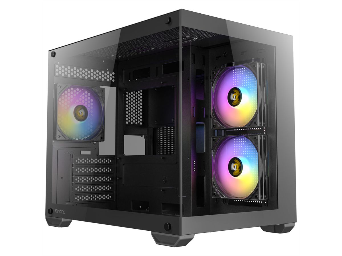 ANTEC CX600M ARGB B Boîtier PC Micro-ATX Gaming PC, noir