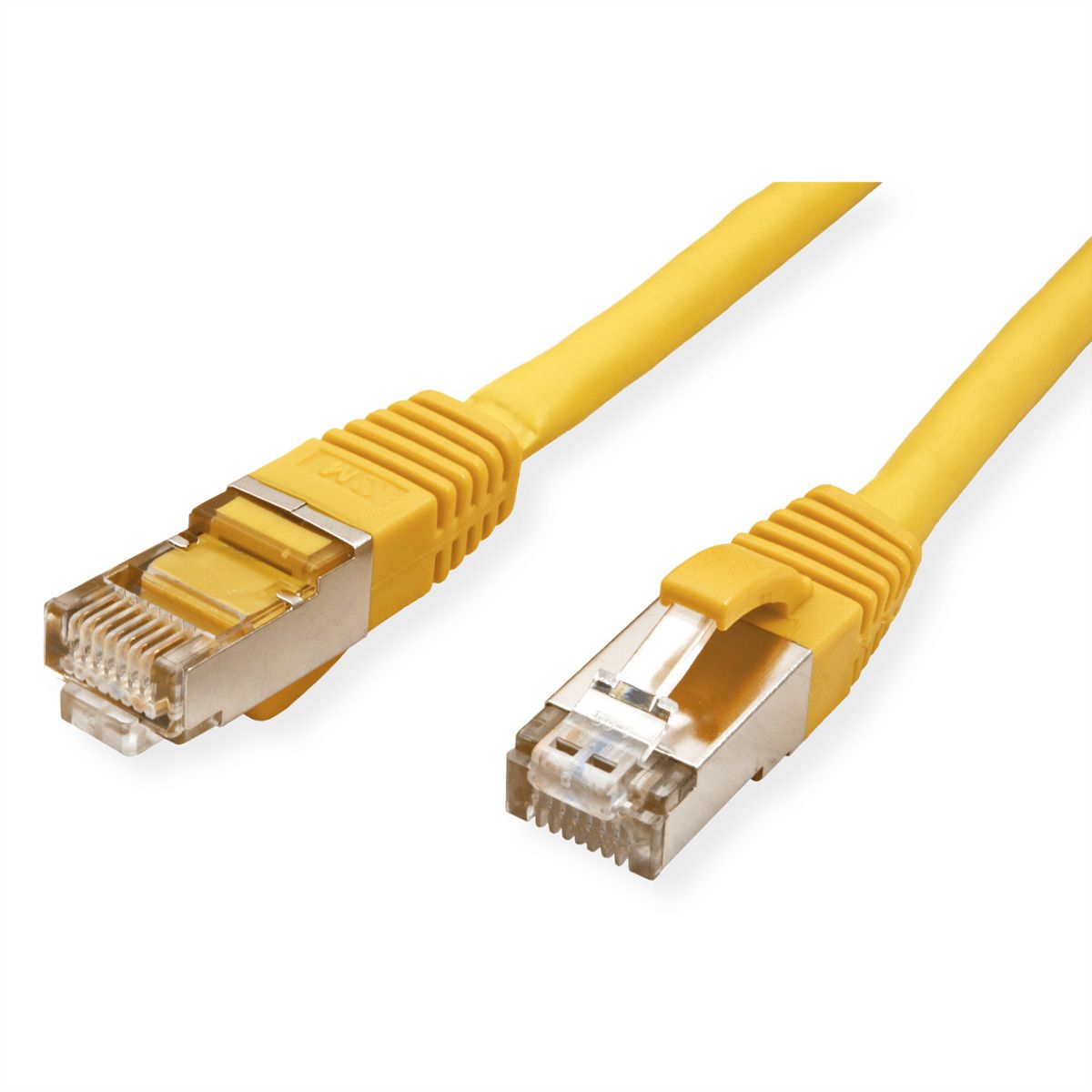 Cordon VALUE Cat.6 (Classe E) S/FTP LSOH, jaune, 5 m