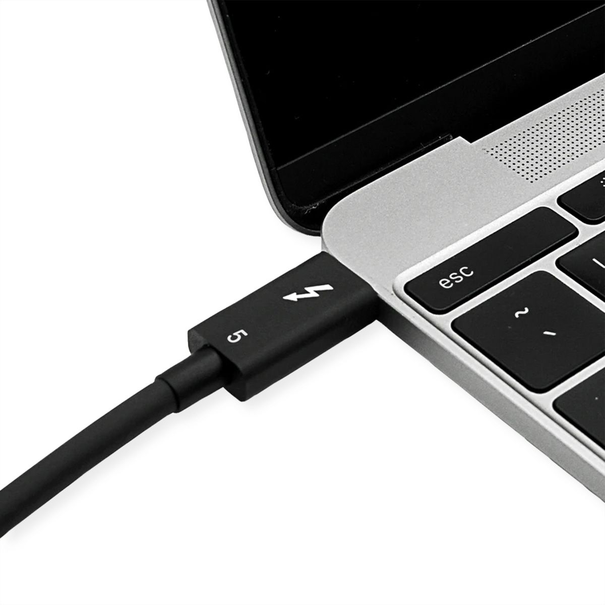 ROLINE Câble Thunderbolt™ 5 USB type C, M/M, 8K UHD-2, 80Gbit/s, 240W, passif, noir, 0,5 m
