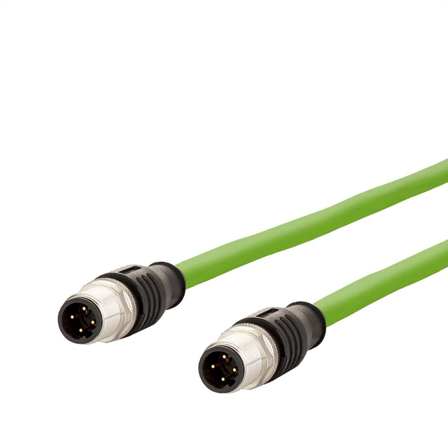METZ CONNECT Câble Ethernet industriel M12, codage D, 10 m