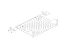 CONTEG Patte de fixation pour étagère 19", longueur 88 mm