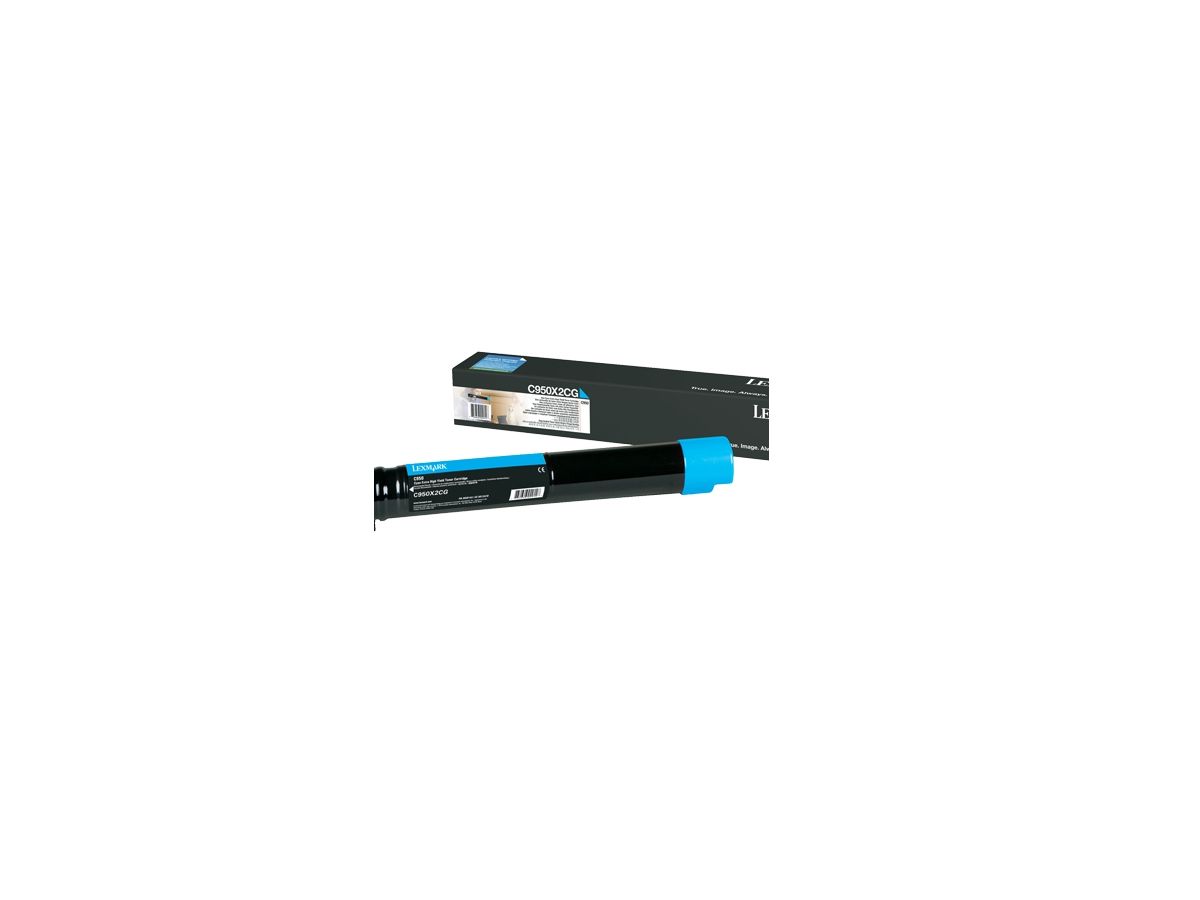 Lexmark C950X2CG Cartouche de toner Original Cyan 1 pièce(s)