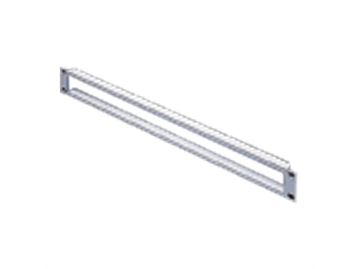 SCHROFF Canalisation de câbles 19", 2 U, 1,5 mm, acier, RAL 7021