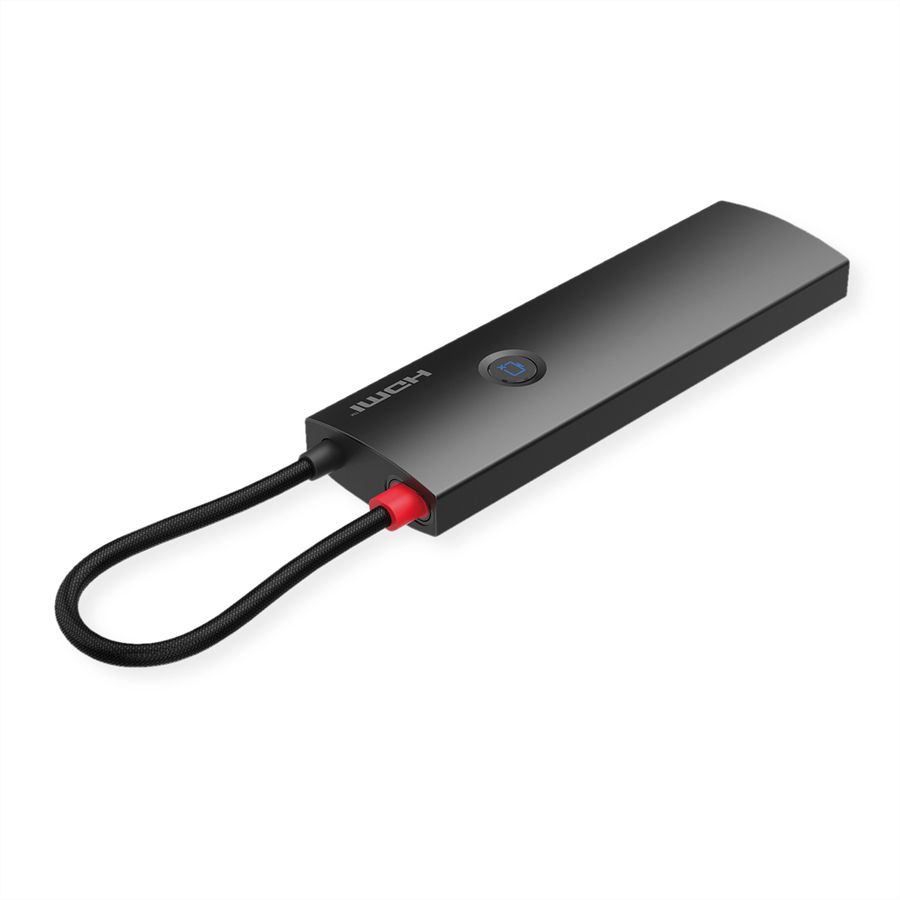 ROLINE Station d'accueil USB 3.2 Gen 2 type C multiports, HDMI 4K60, USB 3.2 Gen2, USB-C PD, LAN, SD-Card Reader