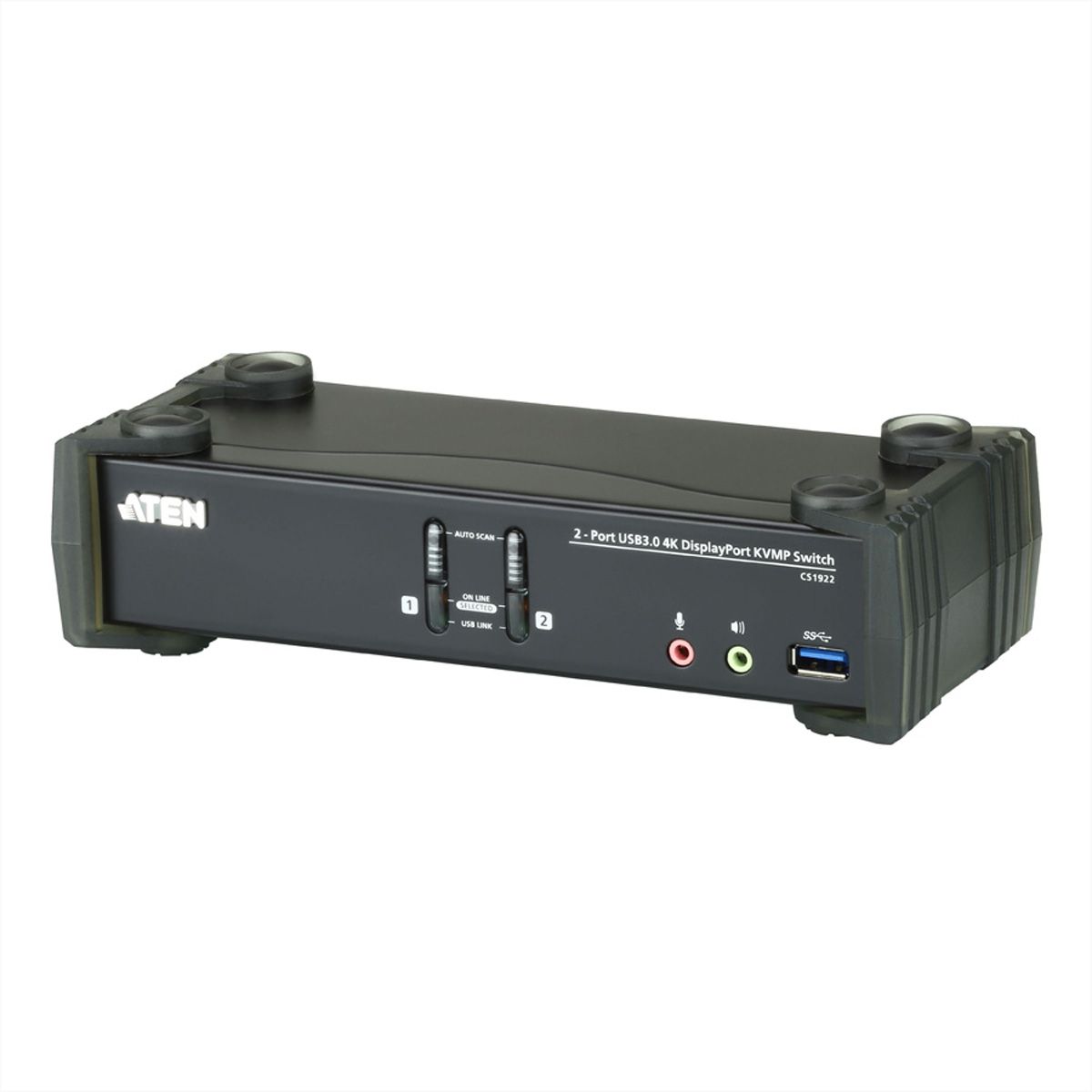 ATEN CS1922 Commutateur KVMP DisplayPort 4K 2 ports USB 3.0