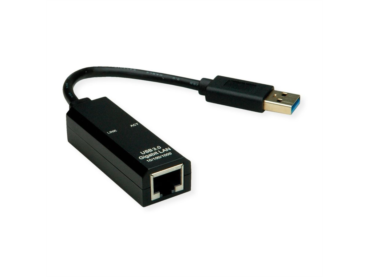 VALUE Convertisseur USB 3.2 Gen 1 - Gigabit Ethernet