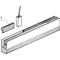 SCHROFF Protection des contacts pour barres conductrices, 1 ? 4 pôles