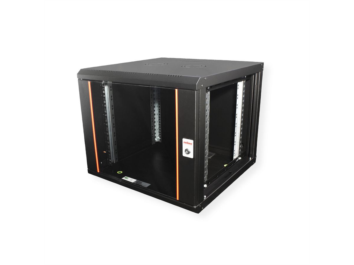 ROLINE 19" Boîtier mural Pro 9U, 600x600 LxP noir