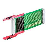 Adaptateur de contrôle SCHROFF pour connecteur DIN type F, 3 U, 160 mm, U/I