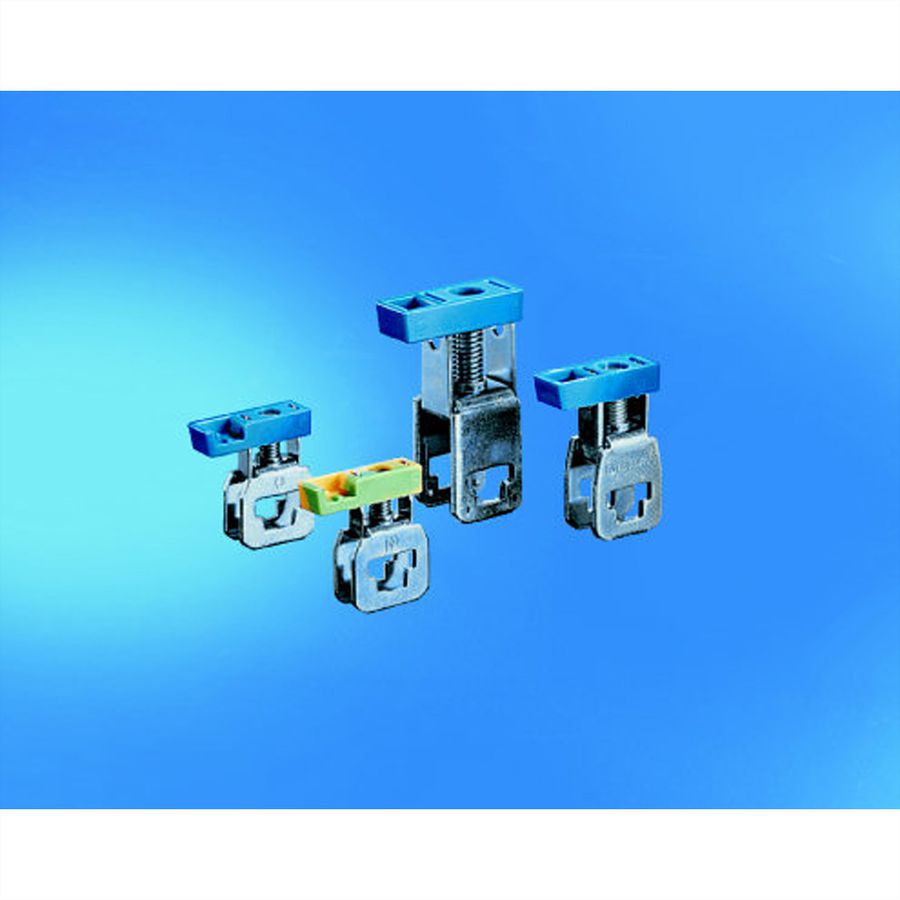 Bornes de raccordement SCHROFF pour boîte de dérivation, 4 mm², bleu (N)