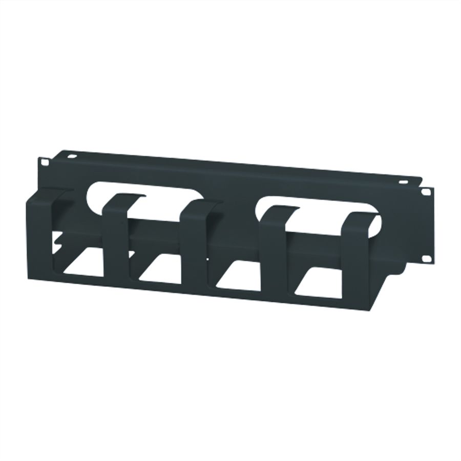 SCHROFF Canalisation de câbles 19" et canalisation de câbles, 2 U, 1,5 mm, acier, RAL 7021