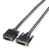 ROLINE Câble VGA DVI, DVI (12+5) M / HD15 M, 5 m