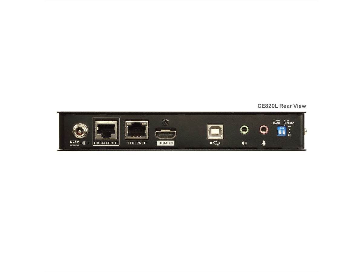 ATEN CE820L Système d'extension KVM USB HDMI HDBaseT 2.0 (unité locale) (4K à 100 m)