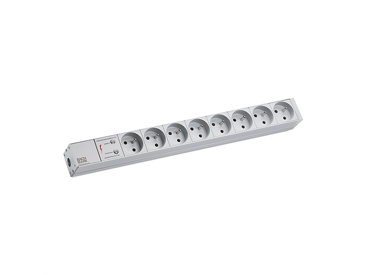 BACHMANN Multiprise PDU 19'' 8x 2P + T