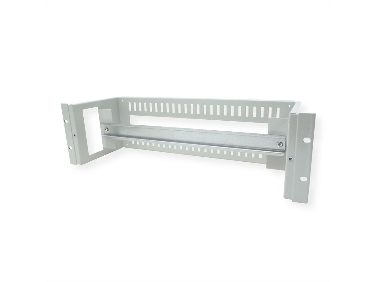 ROLINE 19" Support rail DIN 3U, 133x482x123 HxLxP