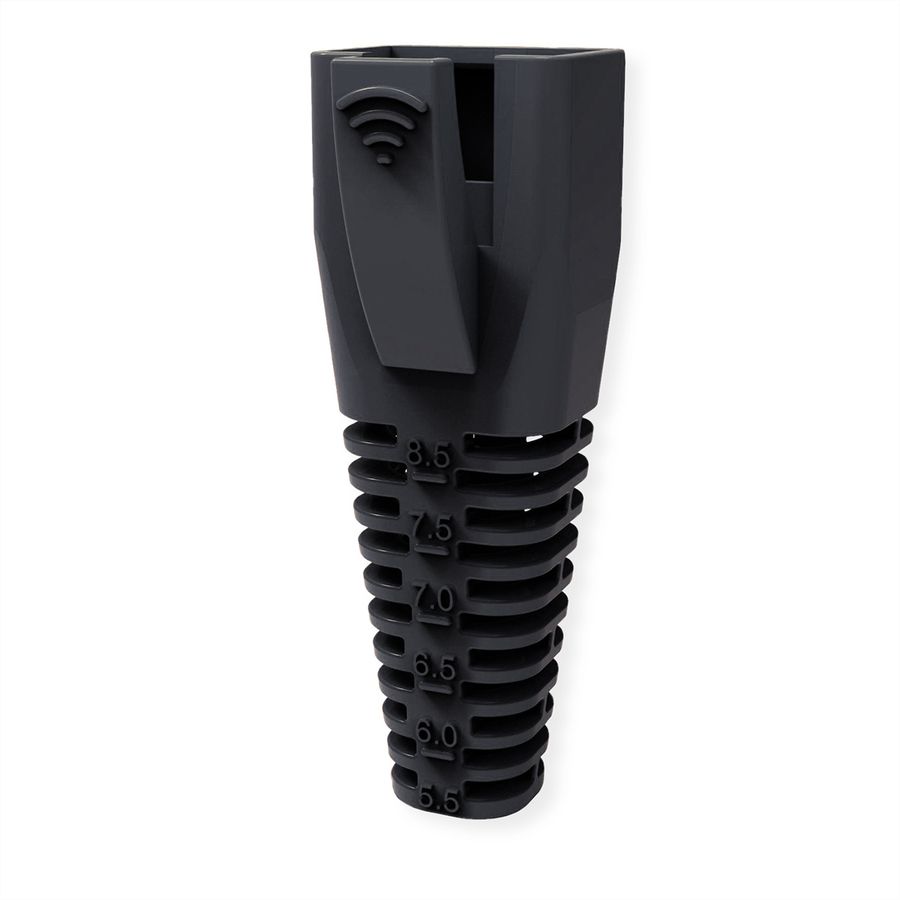 ROLINE Embout anti-pliage, pour RJ-45, 10 pièces, noir