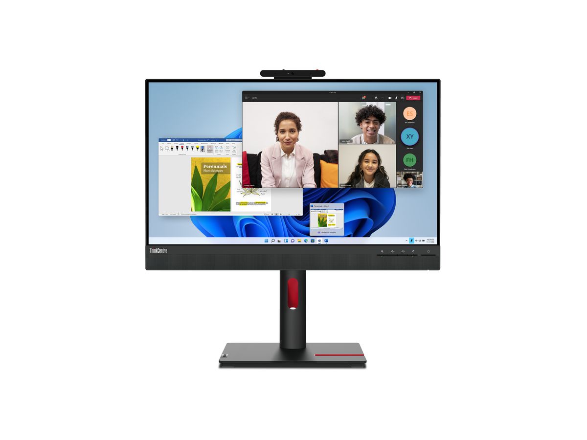 Lenovo ThinkCentre Tiny-In-One 24 LED display 60,5 cm (23.8") 1920 x 1080 pixels Full HD Écran tactile Noir