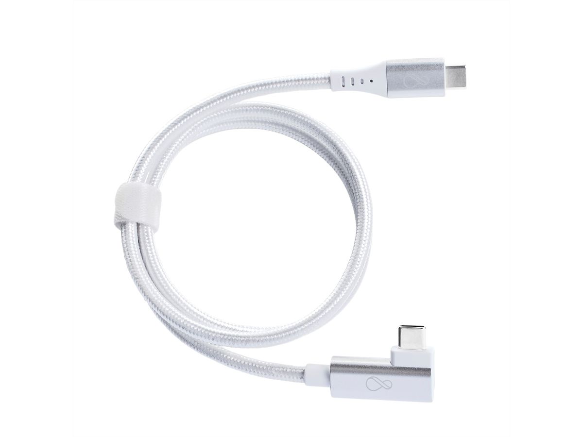 BACHMANN Ochno Câble USB-C coudé 0,7m argent