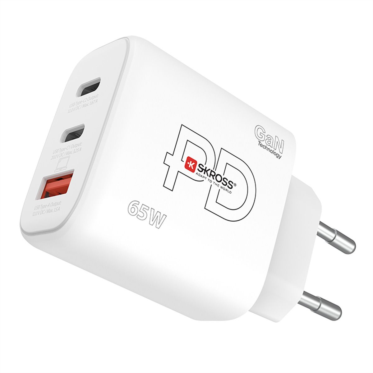 SKROSS Chargeur secteur 65 W PD EU