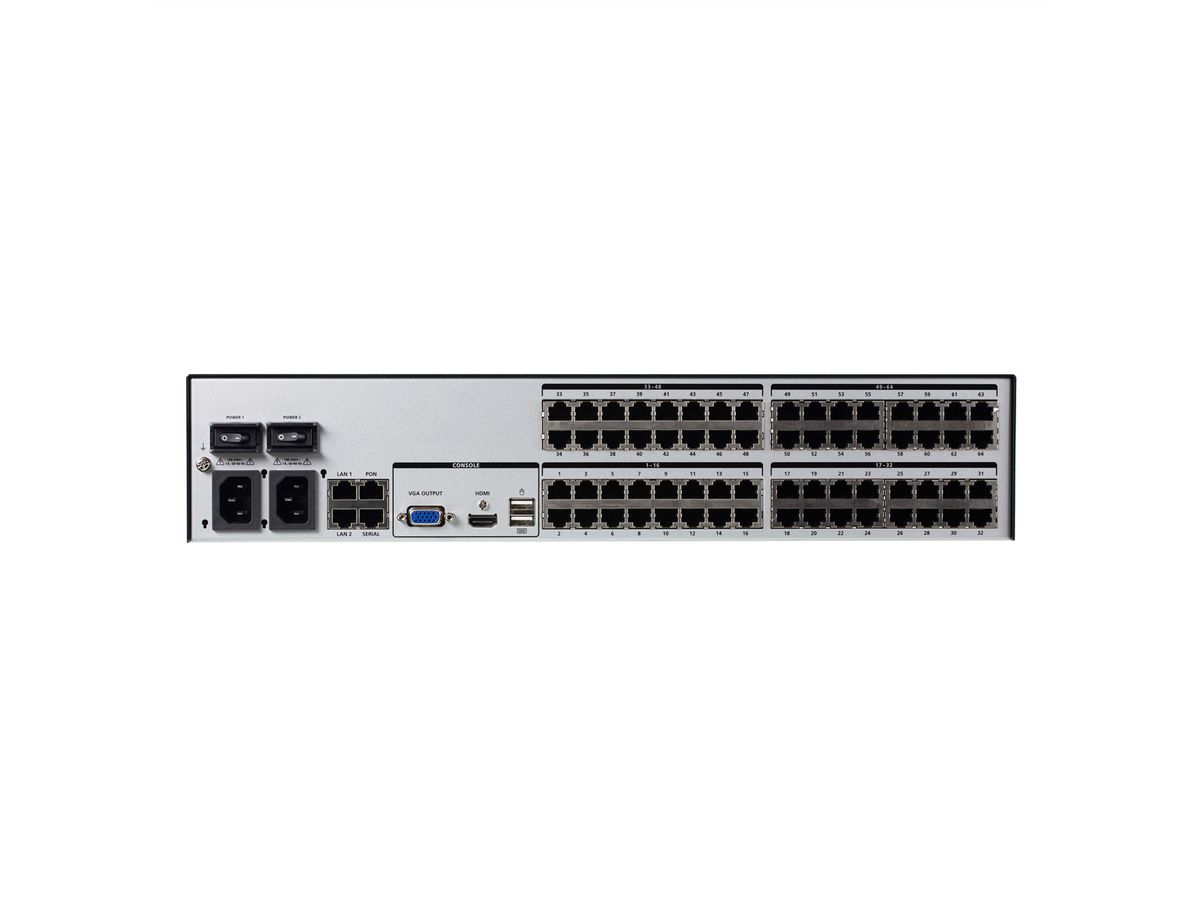 ATEN KN8064VB Switch KVM sur IP 64 ports multi-interface Cat 5