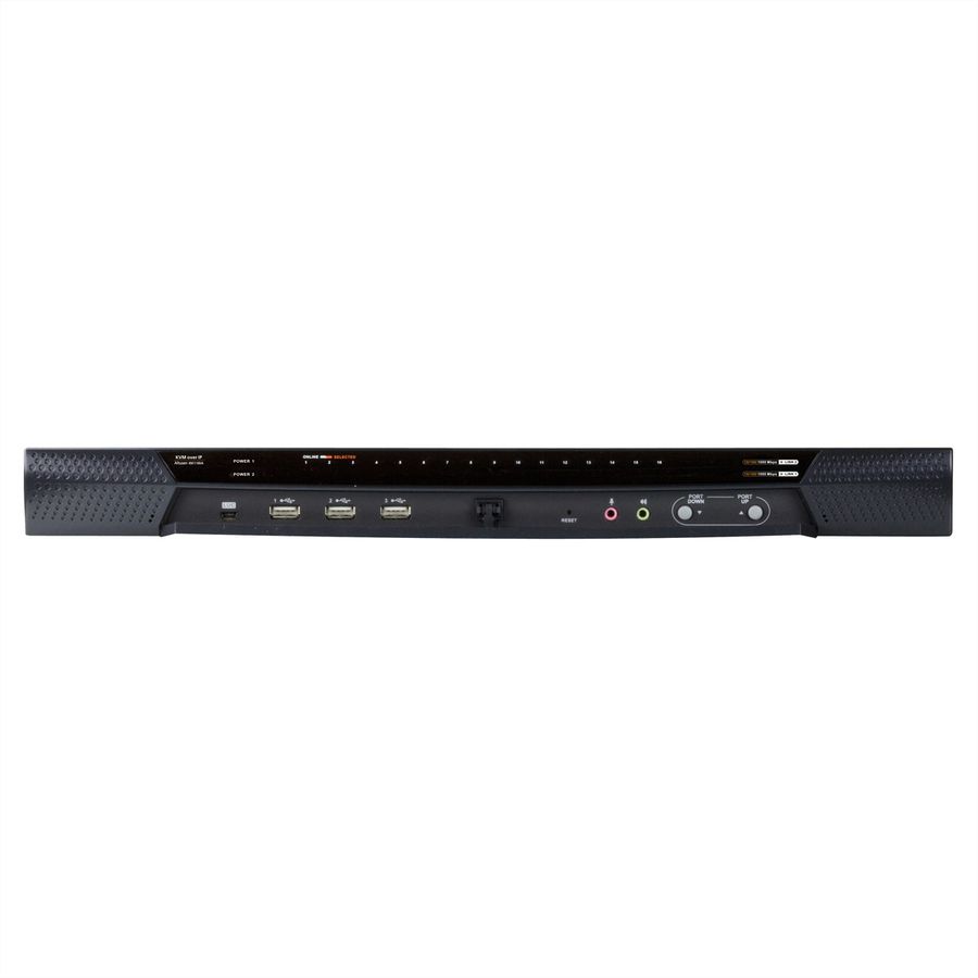 ATEN KN1116VA Commutateur KVM sur IP Cat 5, 16 ports, 1 local /1 distant, support virtuel
