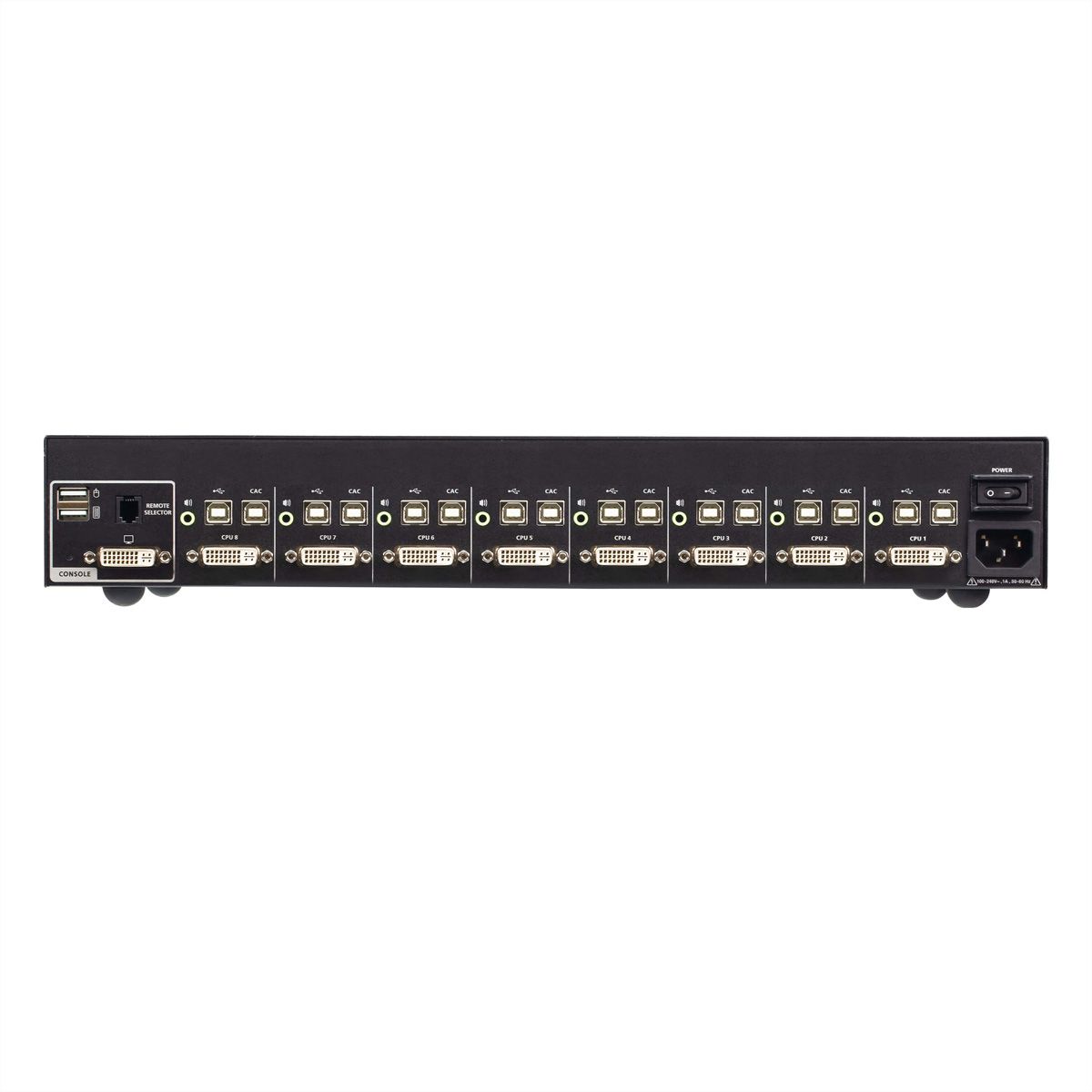 ATEN CS1188D4C Commutateur KVM sécurisé DVI 8 ports USB avec CAC