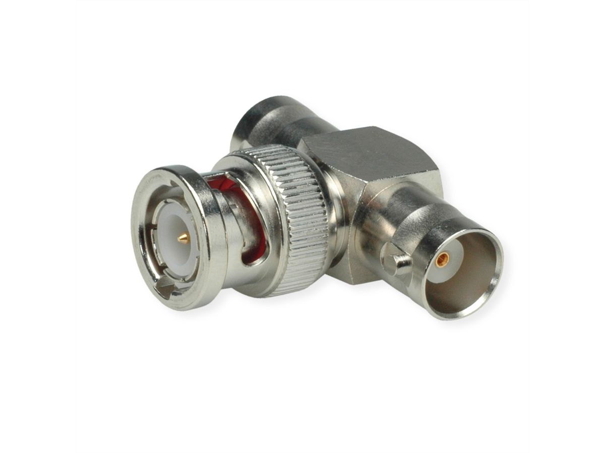 TELEGÄRTNER Raccord en T BNC 50 Ohm femelle / mâle / femelle