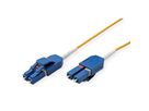 ROLINE Câble Patch FO duplex OS2, 9/125µm LC/LC, UNIBOOT, jaune, 15 m